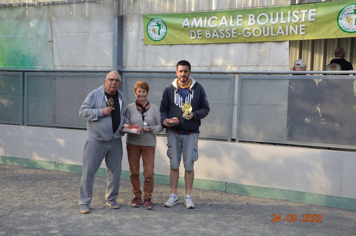 Concours du 24 Septembre 2022 Podium